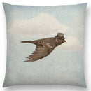Cute Ghost Sailboat Whale Diver Cushion Cover by Axyaa