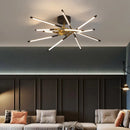 Axyaa Golden Nordic Chandelier for Home Decoration with LED Light