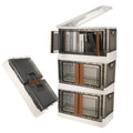 Axyaa Collapsible Storage Bins with Lid Set - Home Organization Solution