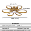 Axyaa Modern Iron Ceiling Chandelier Pendant Lights for Home Decor and Indoor Fixtures
