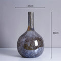 Axyaa Hand-made Glass Vase for Floral Arrangement and Home Decoration