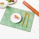 Axyaa Leather Placemats Set for Dining Table - Heat Resistant, Washable & Non-Slip