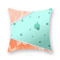 Geometric Marble Print Cushion Cover 45x45cm for Home Decor by Axyaa