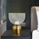 Axyaa Glass Desk Lamp Contemporary LED Light