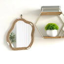 Axyaa Irregular Mirror Set for Living Room & Bedroom Decor, Nordic Style Makeup Wall Decor