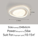 Axyaa Ultrathin LED Ceiling Lamp, Remote Dimming, Modern Living Room Light, Large Fixture