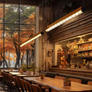 Axyaa Industrial Retro Metal LED Chandelier for Coffee Shop Dining Room Bar Office