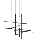 Axyaa Modern Minimalist Black Gold Ceiling Pendant Light 2026 LED Dimmable Lamp