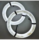 Axyaa Marble Ceiling Lamp: Designer Luxury for Villa Living Room and Restaurant