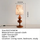 Axyaa Retro Contemporary Table Lamp for Living Room Study Bedroom LED Bedside Light
