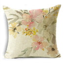 Axyaa Spring Flowers & Plants Pillow Cover Collection - 40/45/50cm