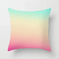 Gradient Ice Cream Color Polyester Pillow Cover by Axyaa - 45x45CM
