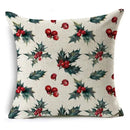 Axyaa Christmas Birds Garland Cushion Cover