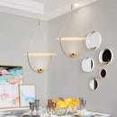 Axyaa Modern Pendant Lights: Indoor LED Chandelier for Stylish Dining Room