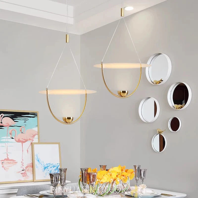 Axyaa Modern Pendant Lights: Indoor LED Chandelier for Stylish Dining Room