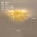 Axyaa Crystal Water Drop Branch Pendant Light Luxury Lamps for Living & Dining Room