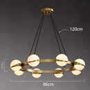 Axyaa Modern Chandelier for Dining Room and Living Room Interior Lighting