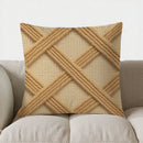 Axyaa Crosswoven Pattern Decorative Throw Pillow Cover for Sofa, Bedroom, Car
