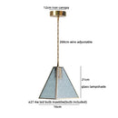 Axyaa Ceramic Shade LED Pendant Lights | Bedroom Loft Home Decor Hanging Lamp