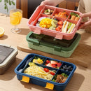 Axyaa Large Capacity Bento Box Lunchbox for Kids, Leakproof Food Storage Container