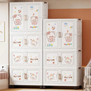 Axyaa 70cm Cartoon Storage Box with Rolling Wheels - Bedroom/Living Room Organization