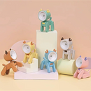 Axyaa Mini USB Rechargeable Cartoon Night Light - Bedroom Desktop Ornament & Ambient Light