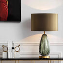 Axyaa Glass Table Lamp: Bauhaus Design Bedroom Lighting