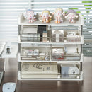 Axyaa 4 Tier Desktop File and Drawer Organiser for Living Room, Kitchen, and Skin Care