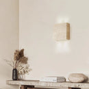 Axyaa LED Wall Lamps with Yellow Stone Lampshade for Indoor Lighting