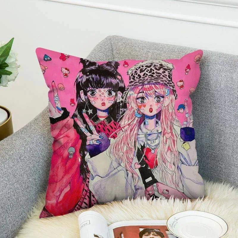 Axyaa Art Decor Pillow Cover 45x45 for Home & Car Decor