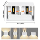 24w LED Wall Light Outdoor Modern Waterproof Porch Garden Lamp by Axyaa