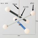 Axyaa Macaron Color Pendant Light: Modern, Personalized LED for Bedroom, Living Room, Dining, Bar
