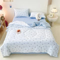 Axyaa Summer Cool Quilt Set: Breathable Thin Quilt Core Kit - Four Seasons