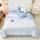 Axyaa Summer Cool Quilt Set: Breathable Thin Quilt Core Kit - Four Seasons