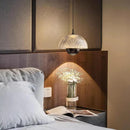 Axyaa Black LED Pendant Light Chandelier for Bedroom Living Room - Nordic Decor