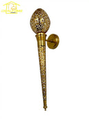 Axyaa Exotic Gold Lustre Torch Wall Lamp for Hotel Villa Hallway
