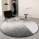 Axyaa Round Fluffy Bedroom Rug Soft Plush Living Room Carpet Modern Minimalist Decoration