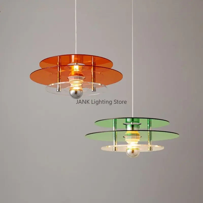 Axyaa Bauhaus PH UFO Pendant Acrylic Shade LED Chandelier Lights