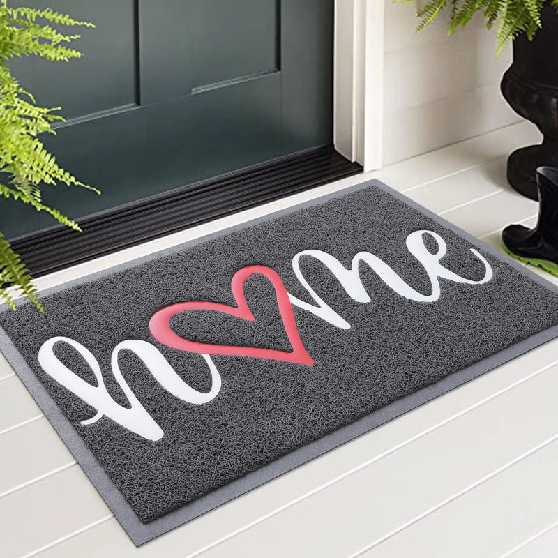 Axyaa Non-Slip Entryway Mat - Indoor Outdoor Washable Home Doormat