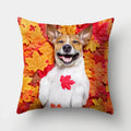 Dog Pattern Cushion Cover for Home Decor by Axyaa