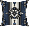 Axyaa Bohemian Style Polyester Pillowcase for Ethnic Home Decor