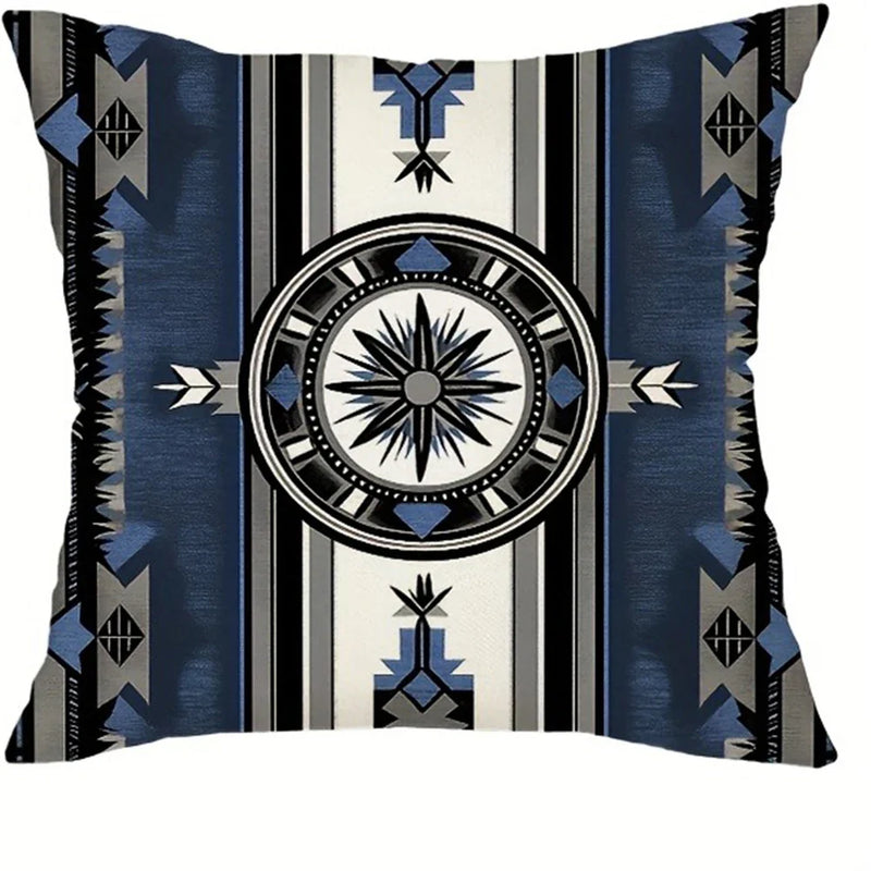 Axyaa Bohemian Style Polyester Pillowcase for Ethnic Home Decor