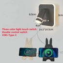 Axyaa LED USB Wall Spotlight for Bedroom Reading and Decor Lighting
