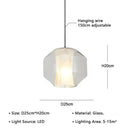 Axyaa Glass Chandelier Pendant Lamp for Home Decor