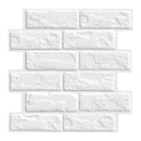 Axyaa 3D Faux Brick Peel and Stick Wall Panel Tile Sticker Self-adhesive 30cm X 30cm