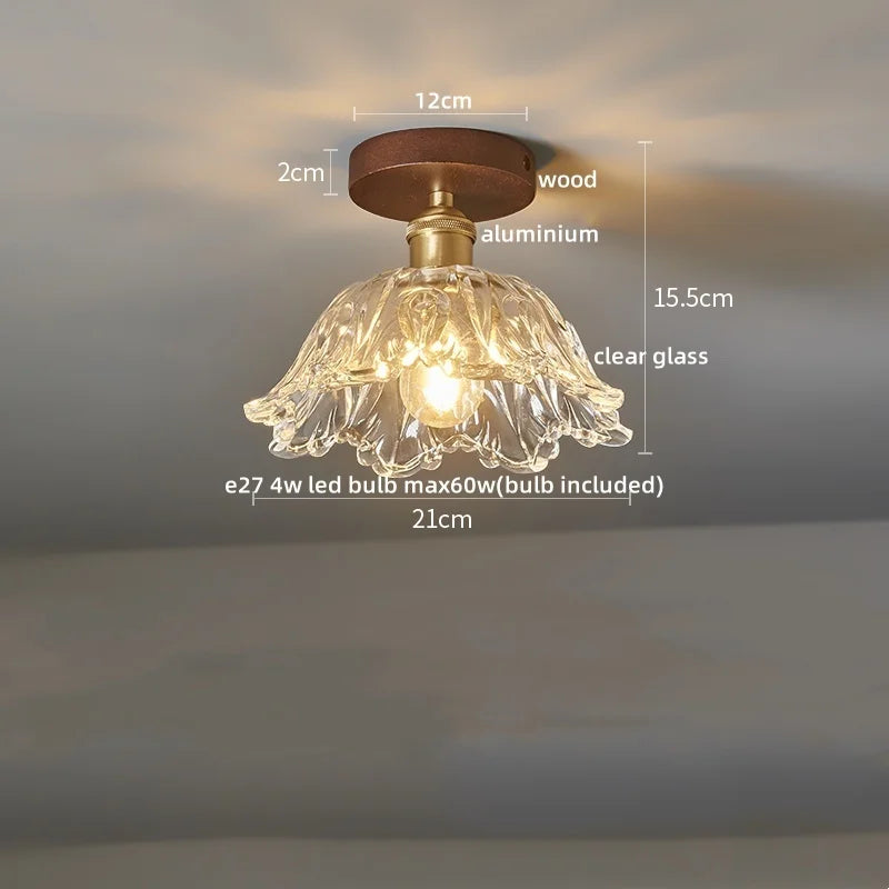 Axyaa Modern LED Ceiling Light for Indoor Lighting - Nordic Style Balcony Living Room Fixture