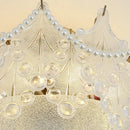 Axyaa Crystal Glass Minimalist Bedroom Ceiling Lamp