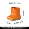 Axyaa Cartoon Boots Flower Pot | Crude Pottery Garden Vase for Floral Arrangements