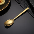 Axyaa Square Head Soup Spoon - High Quality Stainless Steel Cutlery