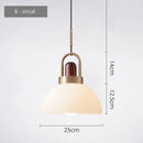 Axyaa Arc Globe Pendant Light Scandinavian style glass ball lamp for home decor